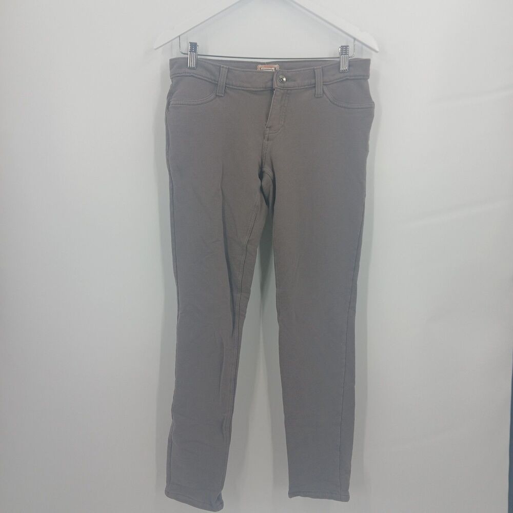 womens taupe grey brown skinny jegging size 9 mudd casual pants legging